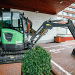 Stoisko zewnętrzne firmy VOLVO Maszyny Budowlane