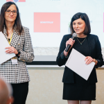Marlena Machura i Anna Górska-Zychla, redaktorki zarządzające czasopisma Kruszywa i Magazynu Autostrady